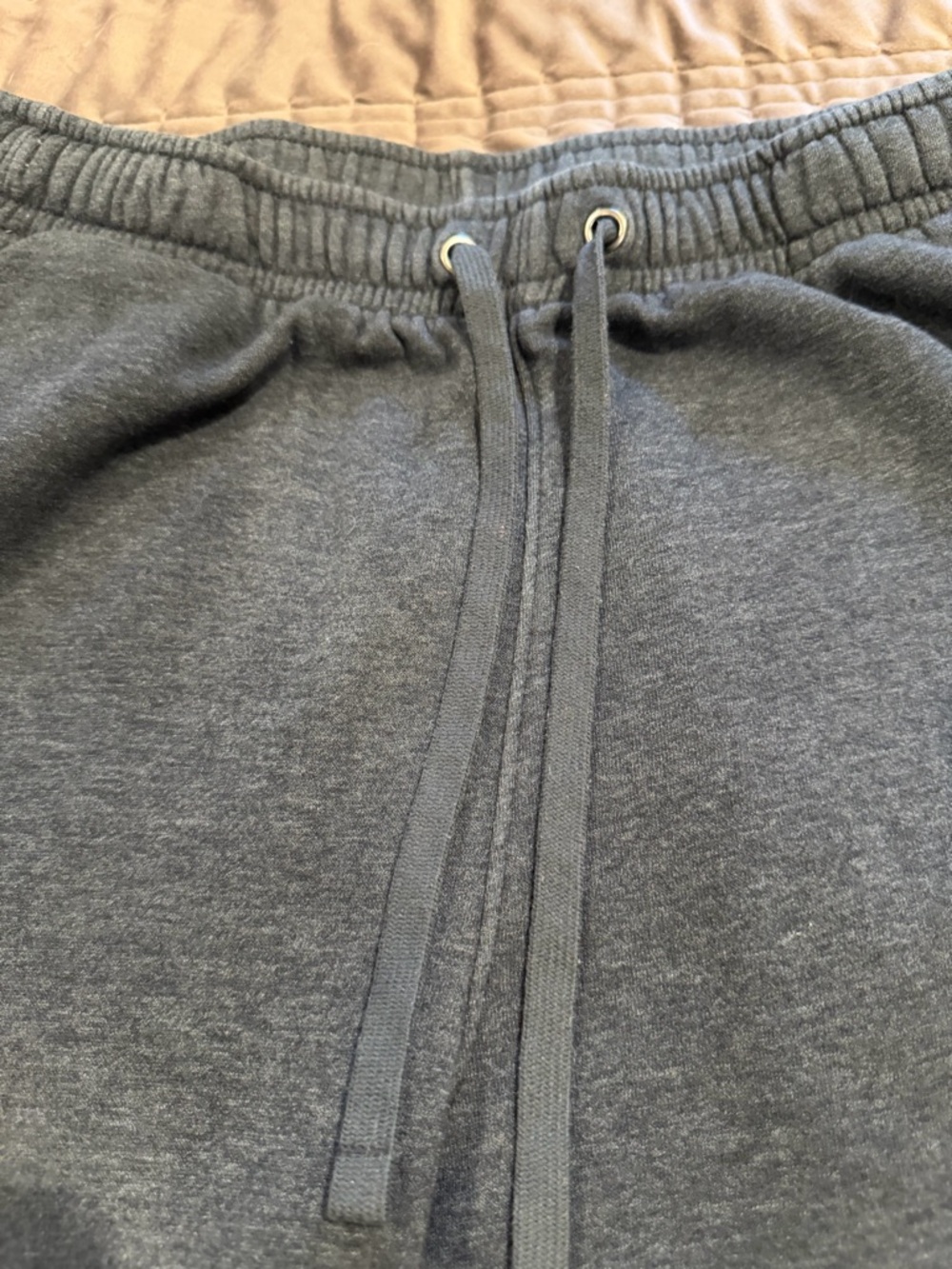 3 pr men’s sweatpants - 2 sz M grey goodfellow & co and 1 blk sz S All in motion - Picture 2 of 9